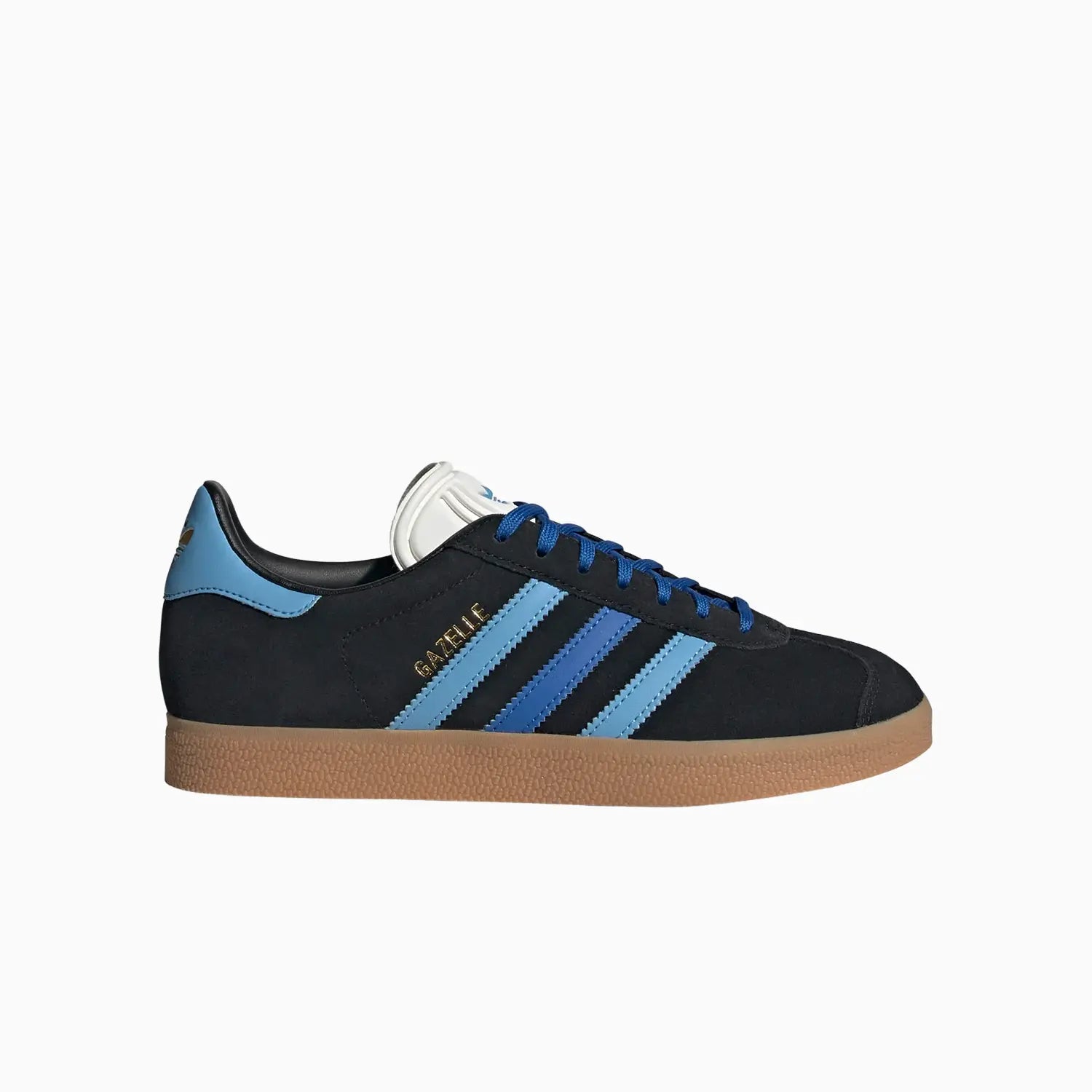 Adidas Originals Gazelle Women s Core Black Blue Light Blue Shoes Size 8.5
