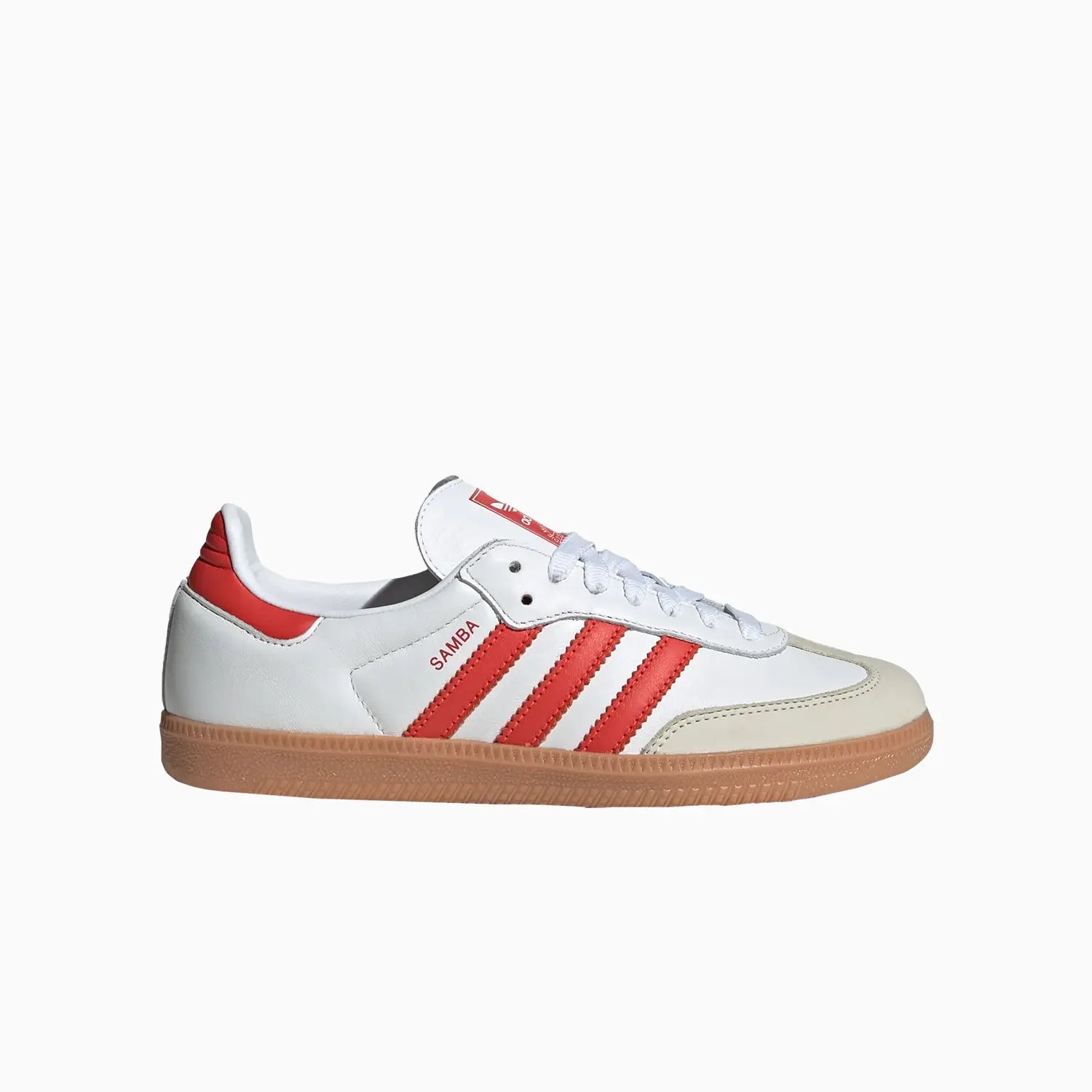adidas Women's Originals Samba OG "White Solar Red Gum" adidas Women's Originals Samba OG "White Solar Red Gum"