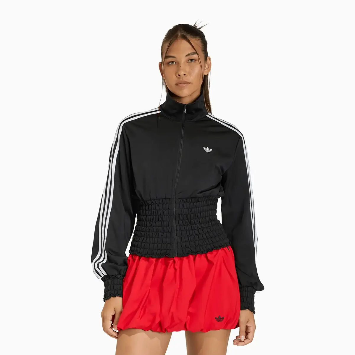 adidas Women's Smocked Firebird Track Jacket