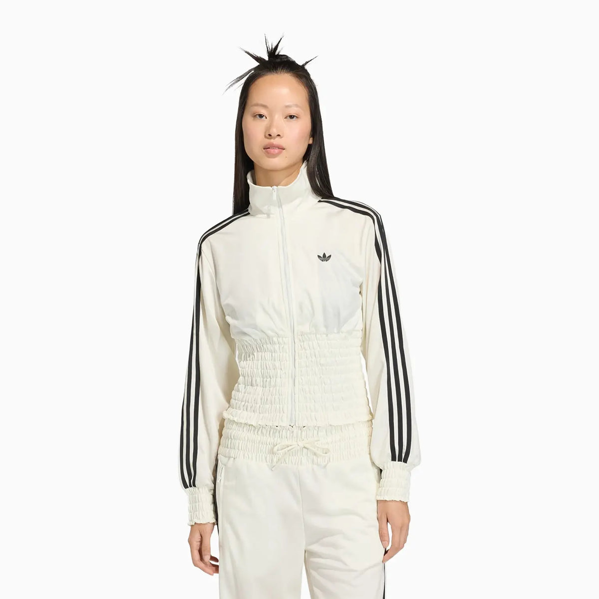 adidas Women's Smocked Firebird Track Jacket