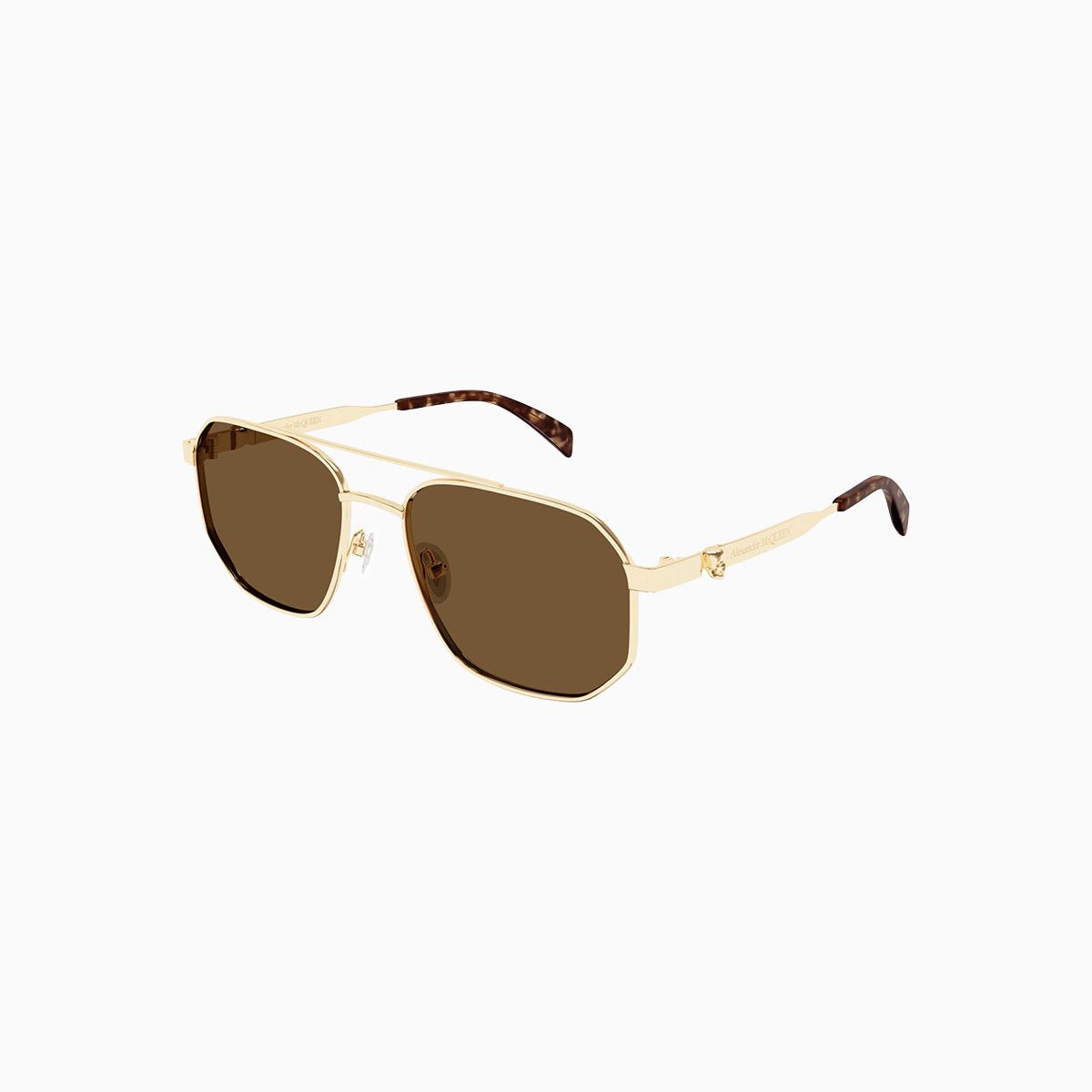 alexander-mcqueen-mens-alexander-mcqueen-gold-brown-sunglasses-am0458s-002