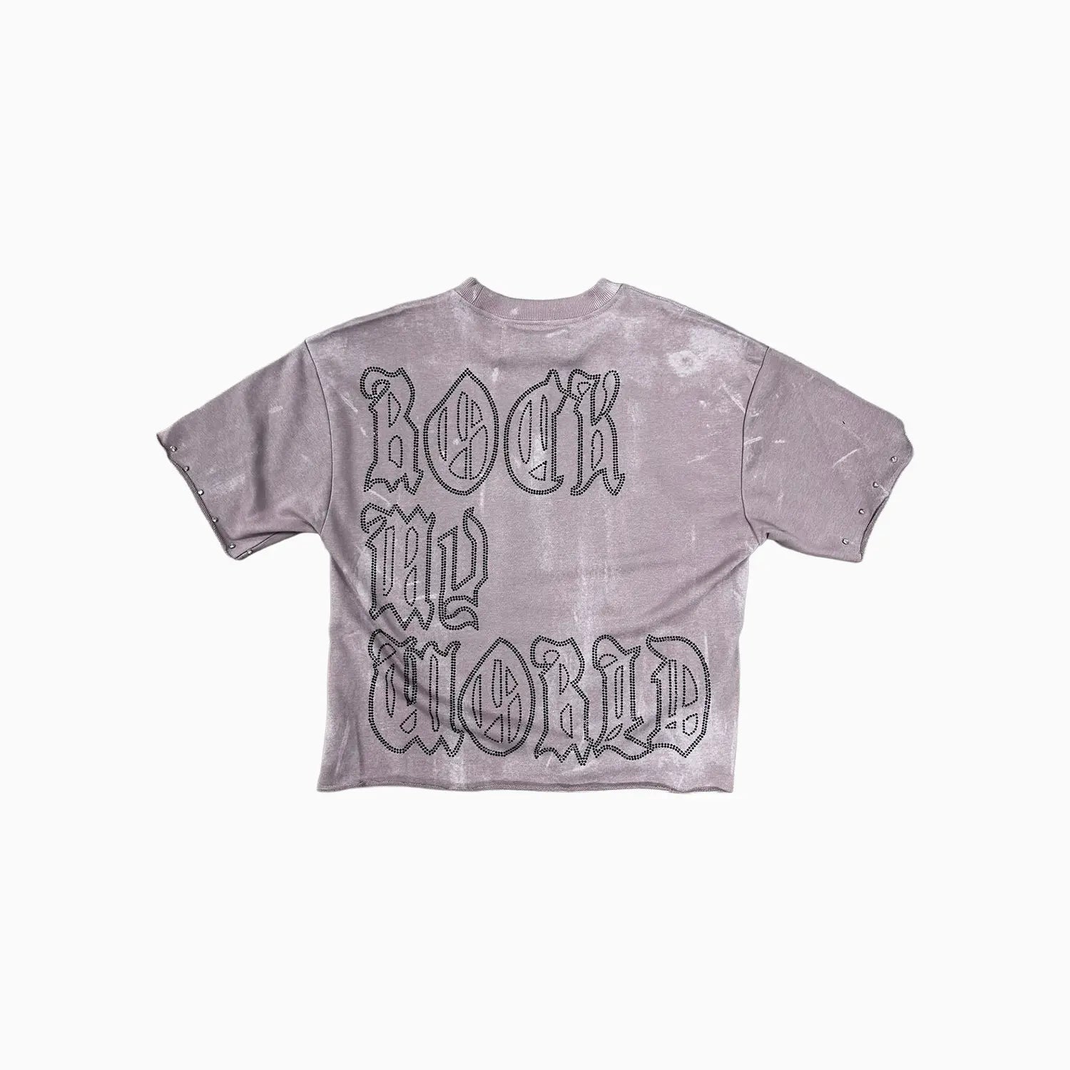 Men's Rock My World F Terry Cropped T-Shirt