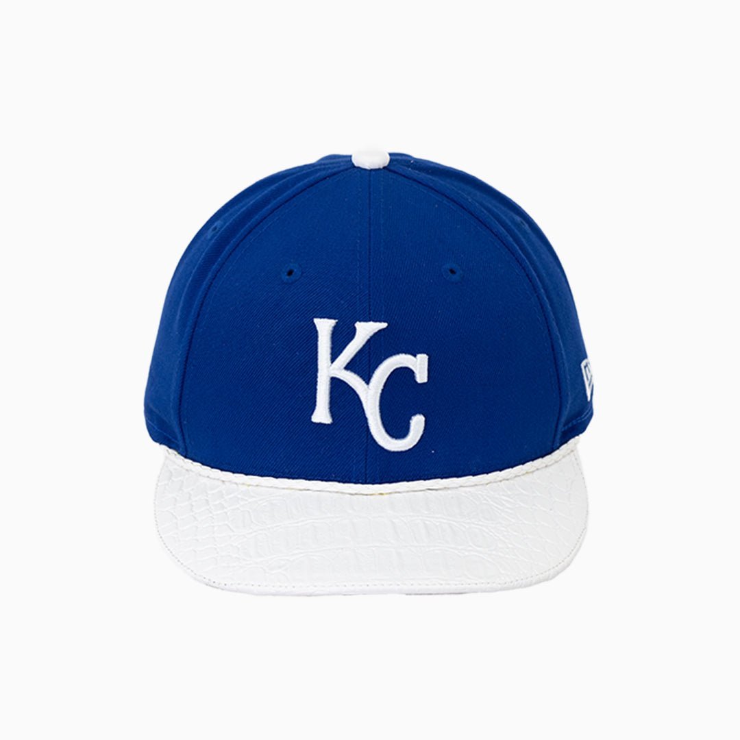 breyers-buck-50-kansas-city-royals-game-mlb-hat-with-leather-visor-breyers-kcrh-blu-wht