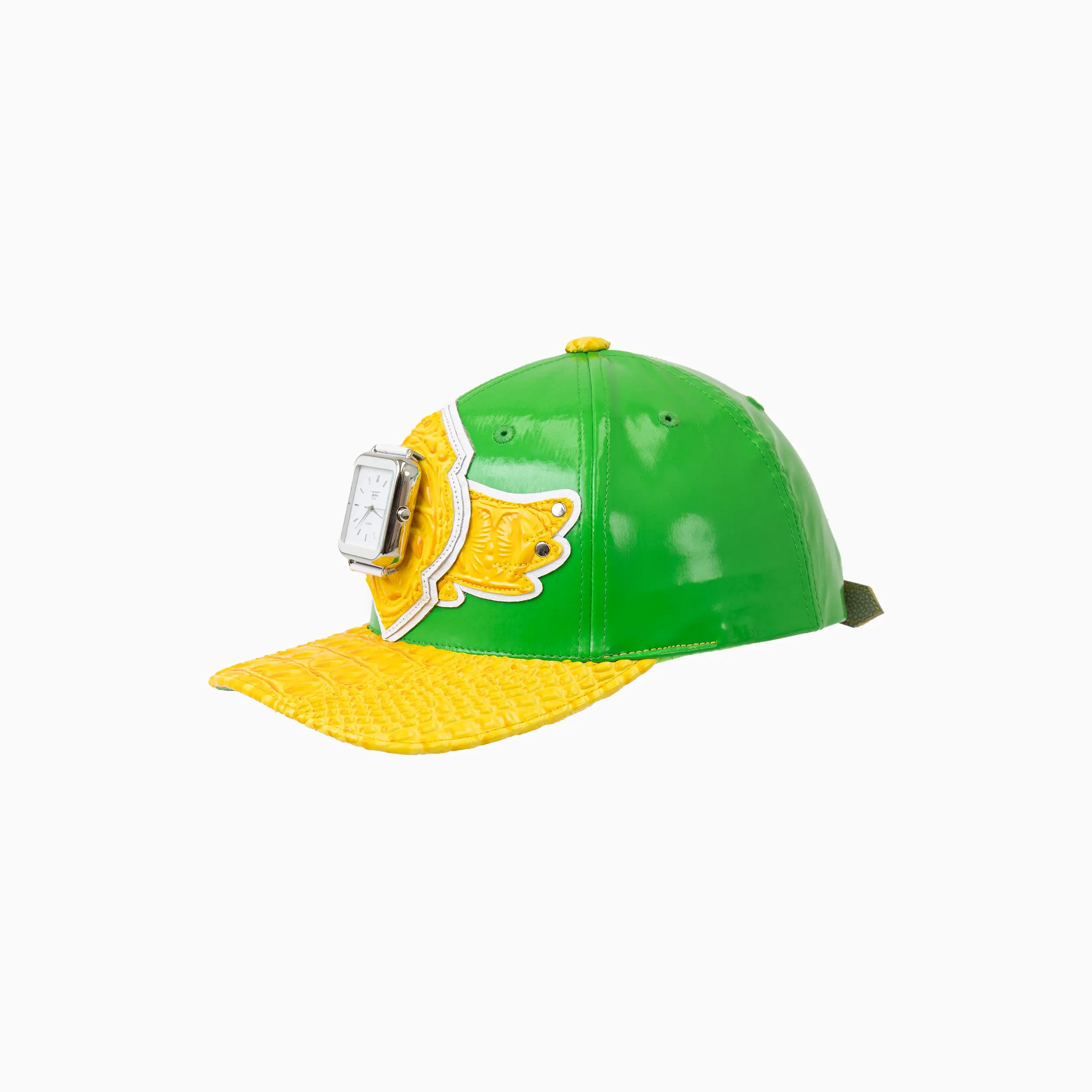 breyers-buck-50-leather-watch-hat-breyers-lwh-grn-yelw