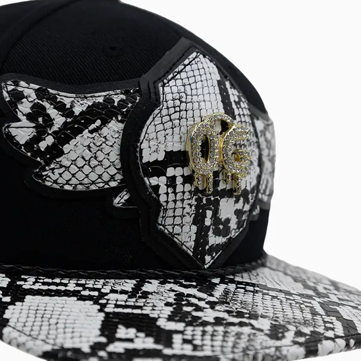 Breyer's Buck 50 OG Wool Hat With Faux Snake Skin Visor