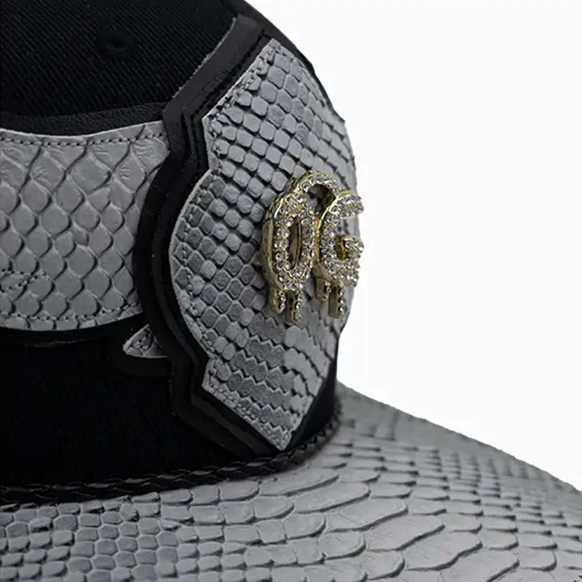 Breyer's Buck 50 OG Wool Hat With Faux Snake Skin Visor