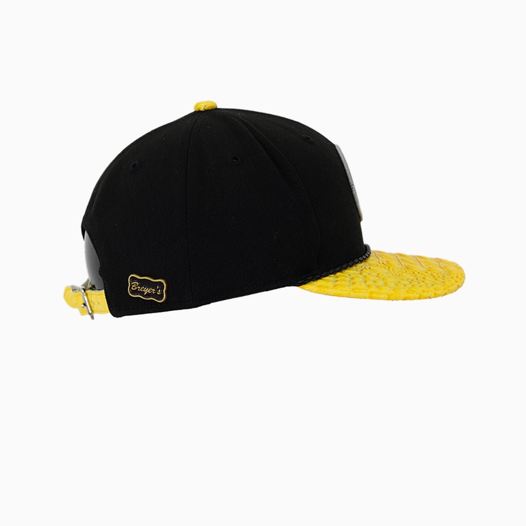 Breyer's Buck 50 Pittsburgh Steelers NFL Hat With Leather Visor Breyers - Tops and Bottoms USA