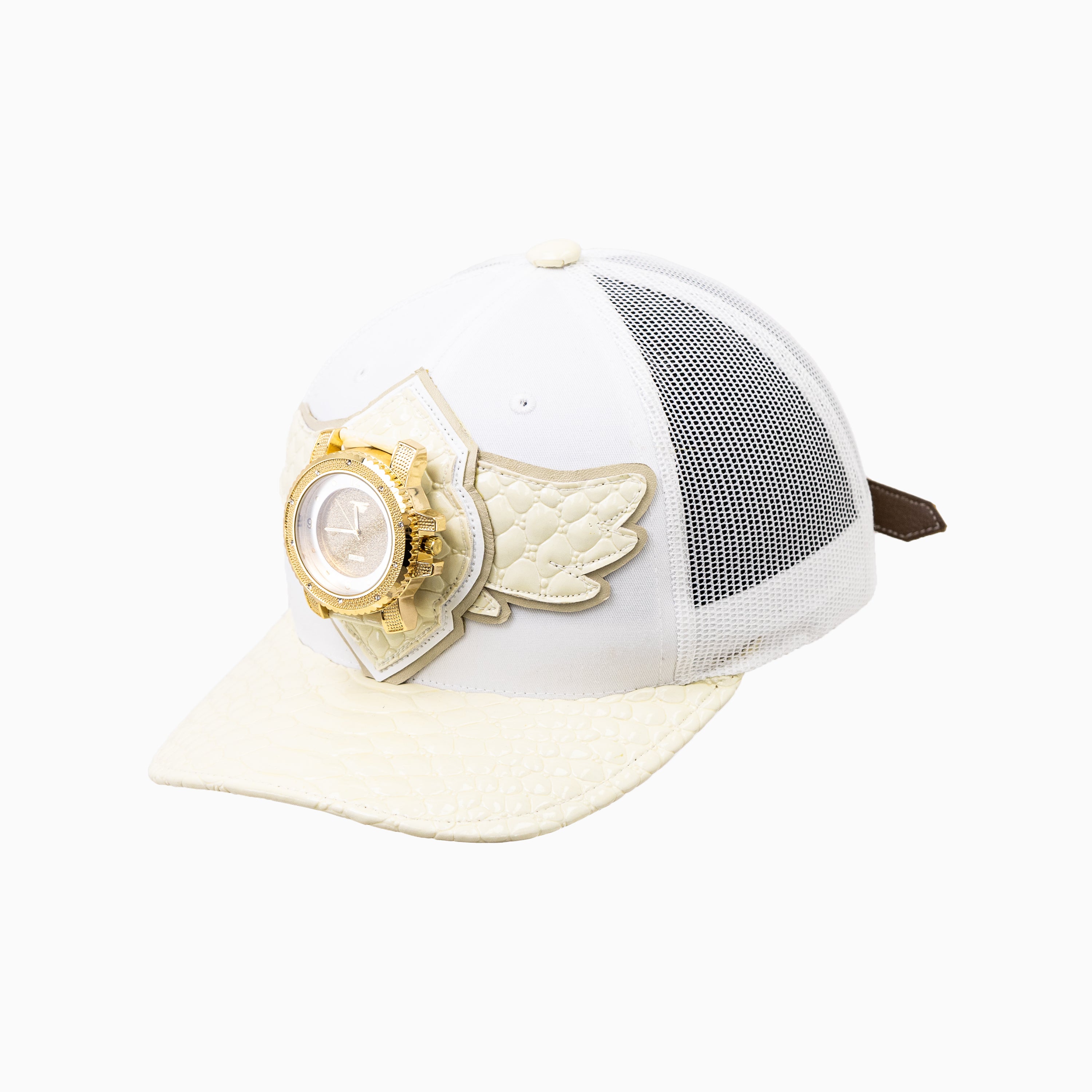 Breyer's Buck 50 Wool Trucker Hat With Leather Visor