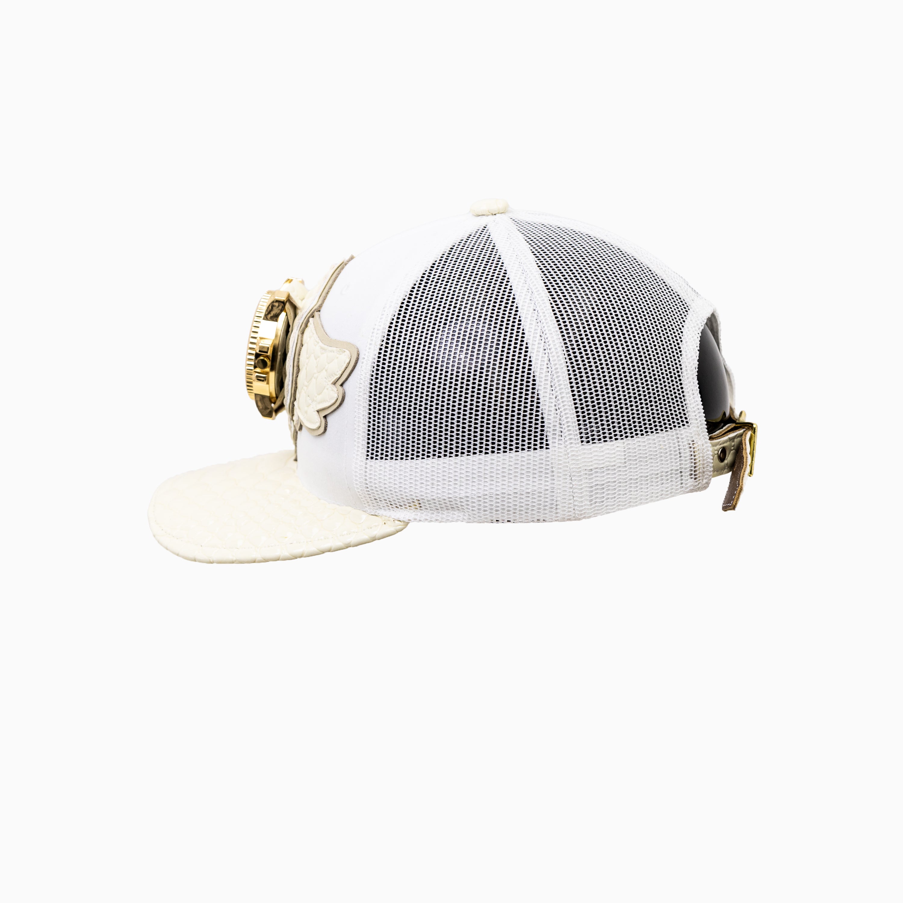 Breyer's Buck 50 Wool Trucker Hat With Leather Visor