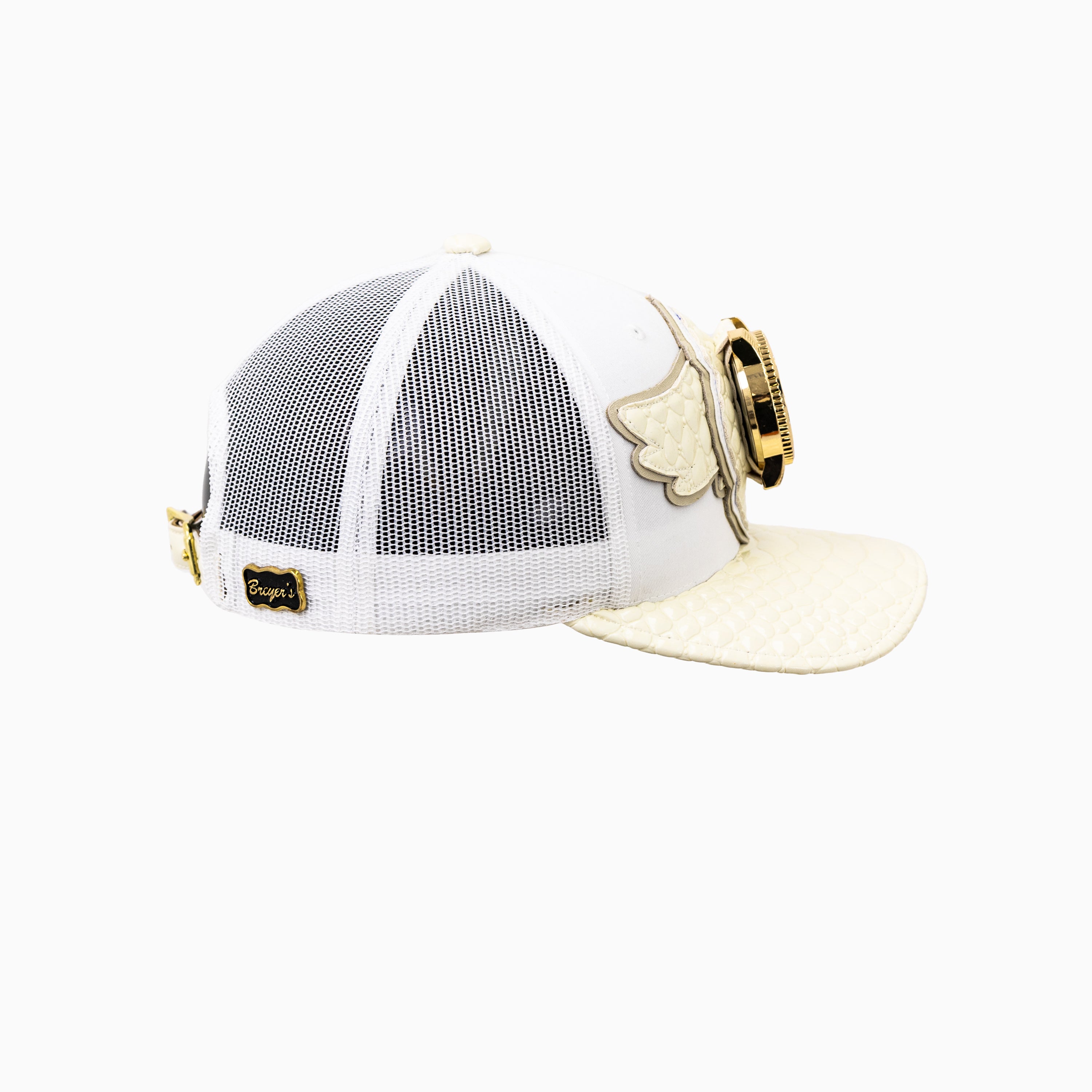 Breyer's Buck 50 Wool Trucker Hat With Leather Visor