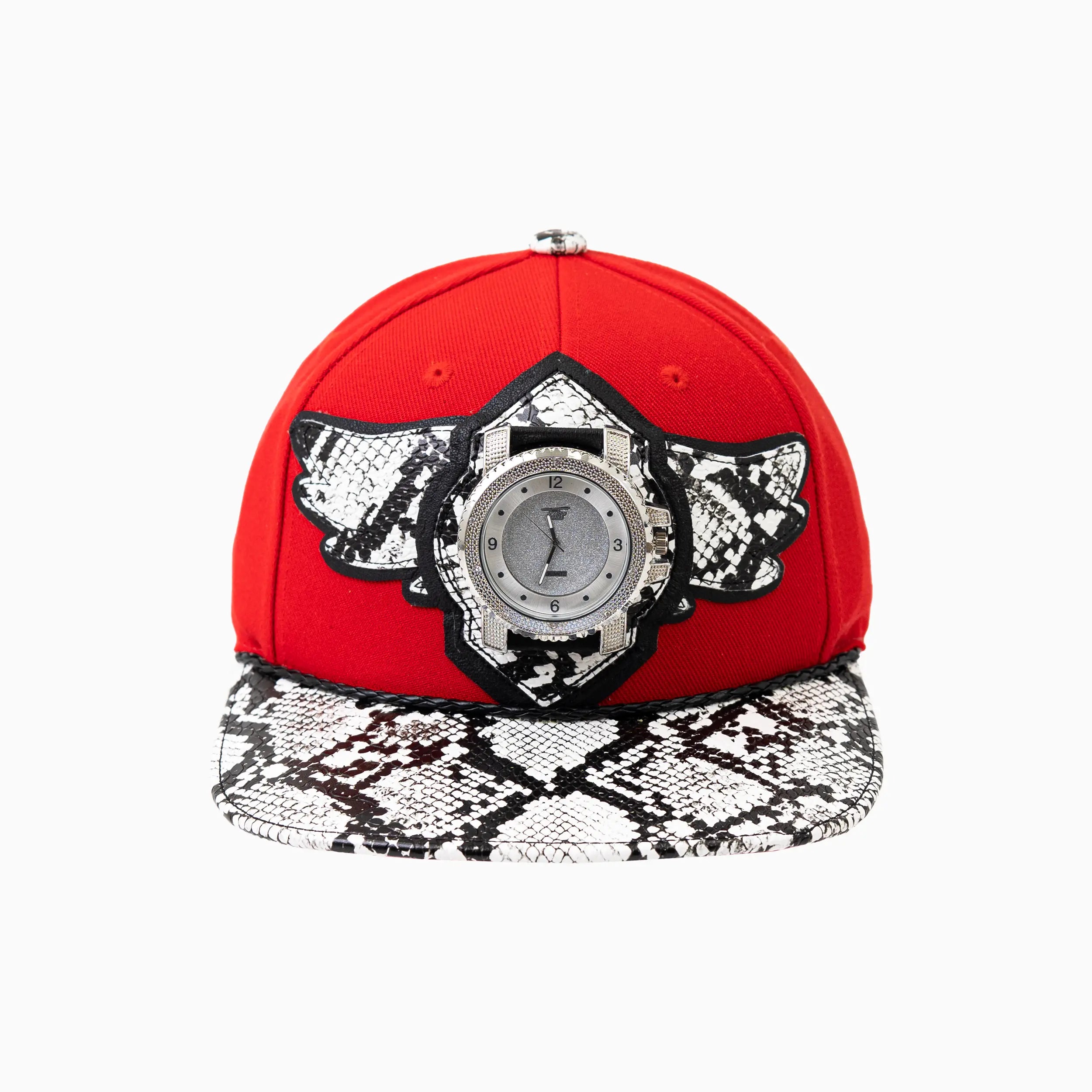 breyers-buck-50-wool-watch-hat-with-faux-snake-skin-visor-breyers-swh-rd-bw