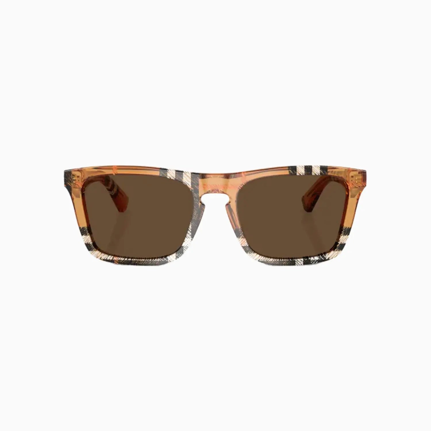 Burberry Men's Check Square Sunglasses