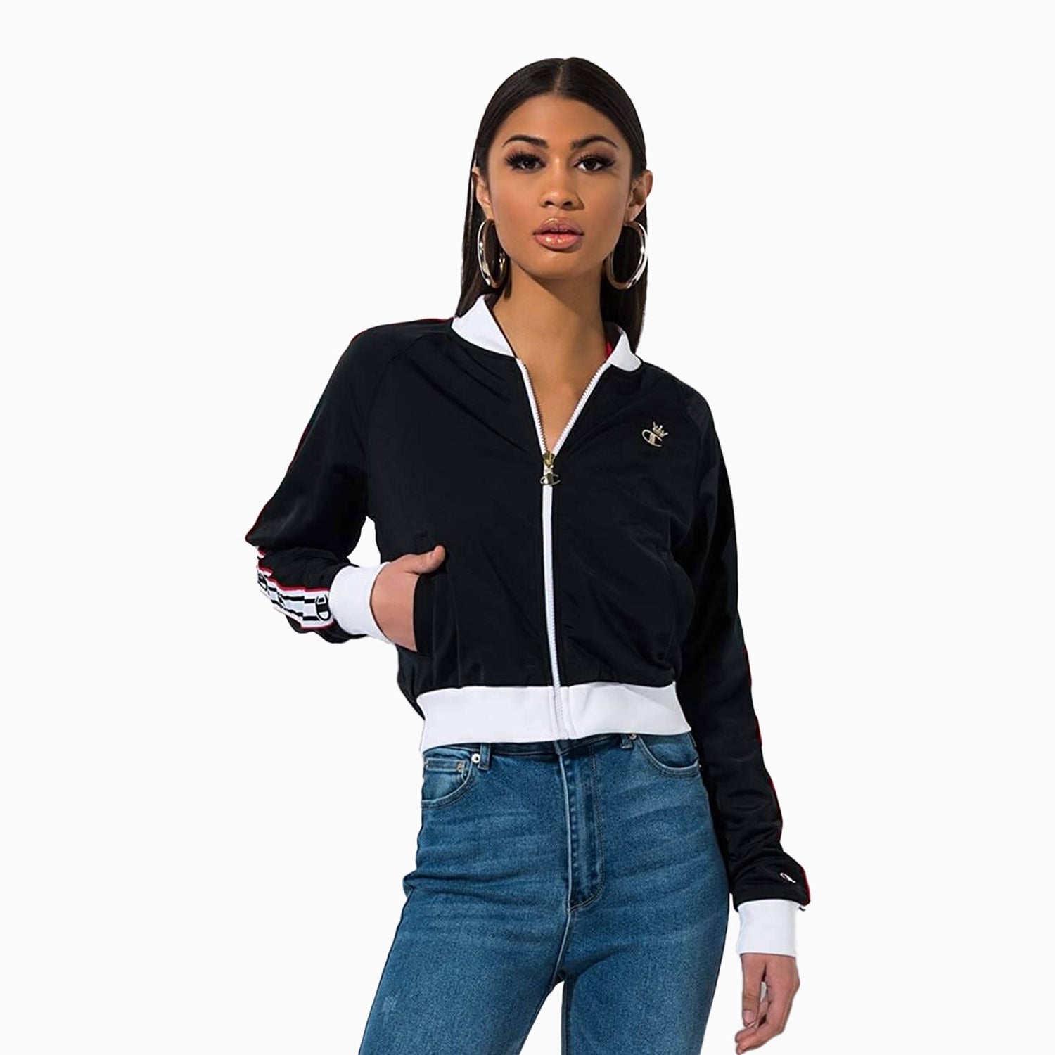 Full Zip Champion Windbreaker For Women Womens Champion Performax Cool Control Super Lightweight Anorak Full Zip S  – Bundl Clothing