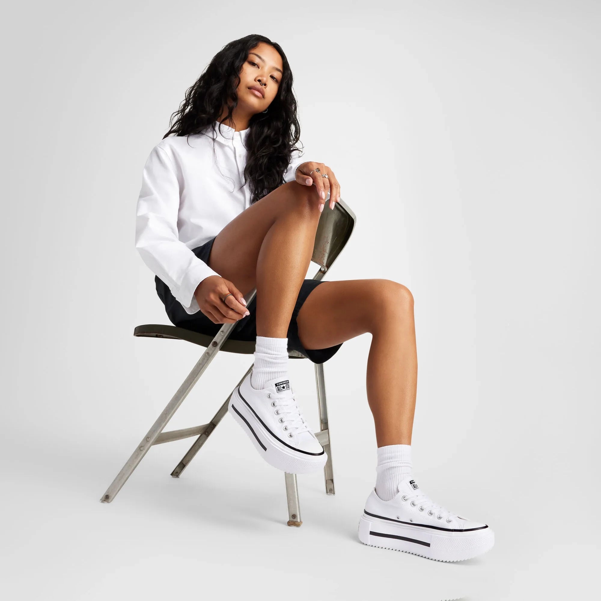 Chuck Taylor All Star Lift Double Stack Ox Converse - Tops and Bottoms USA