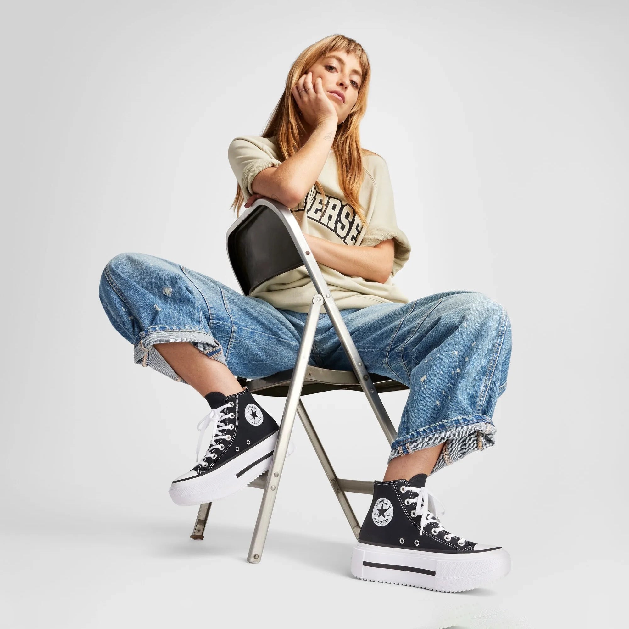 Chuck Taylor All Star Lift Double Stack Converse - Tops and Bottoms USA