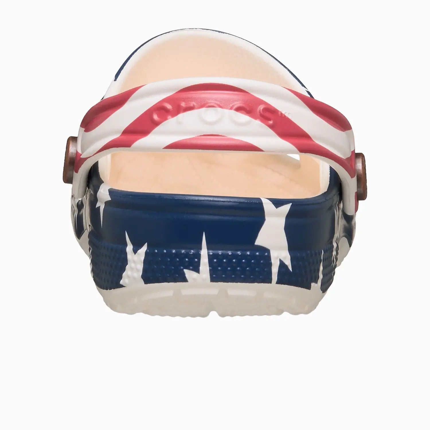 Kid's Classic American Flag Clog Slipper Crocs - Tops and Bottoms USA