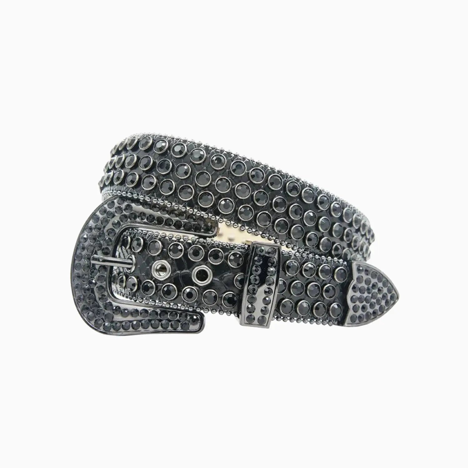 DNA Premium "Midnight Armor" Rhinestone Belt