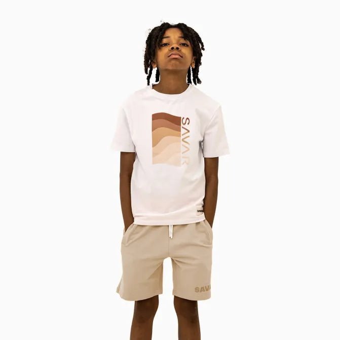 Kid's Savar T-Shirt And Shorts Outfit Savar - Tops and Bottoms USA