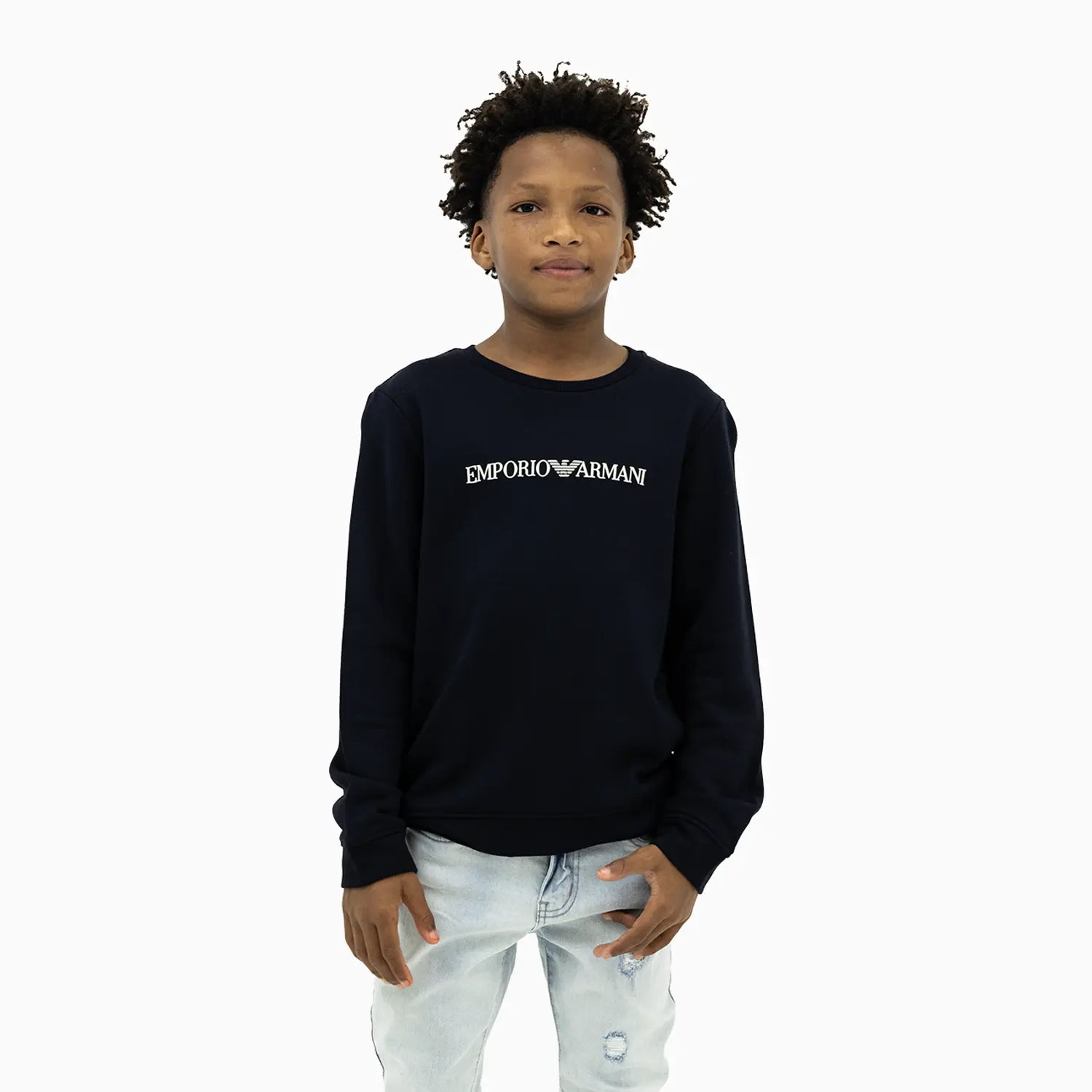 Kid s Logo Crew Neck Sweatshirt