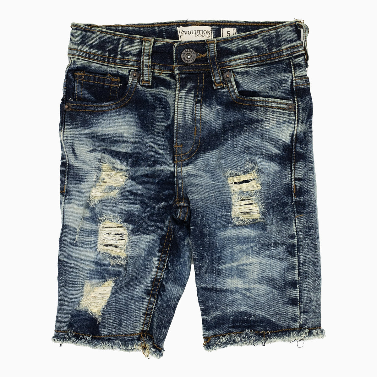 evolution-kids-little-wild-tiger-denim-shorts-22278lk-sblue