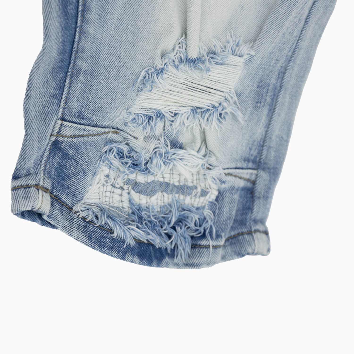 evolution-kids-washed-up-denim-jeans-shorts-22493k-iceblue