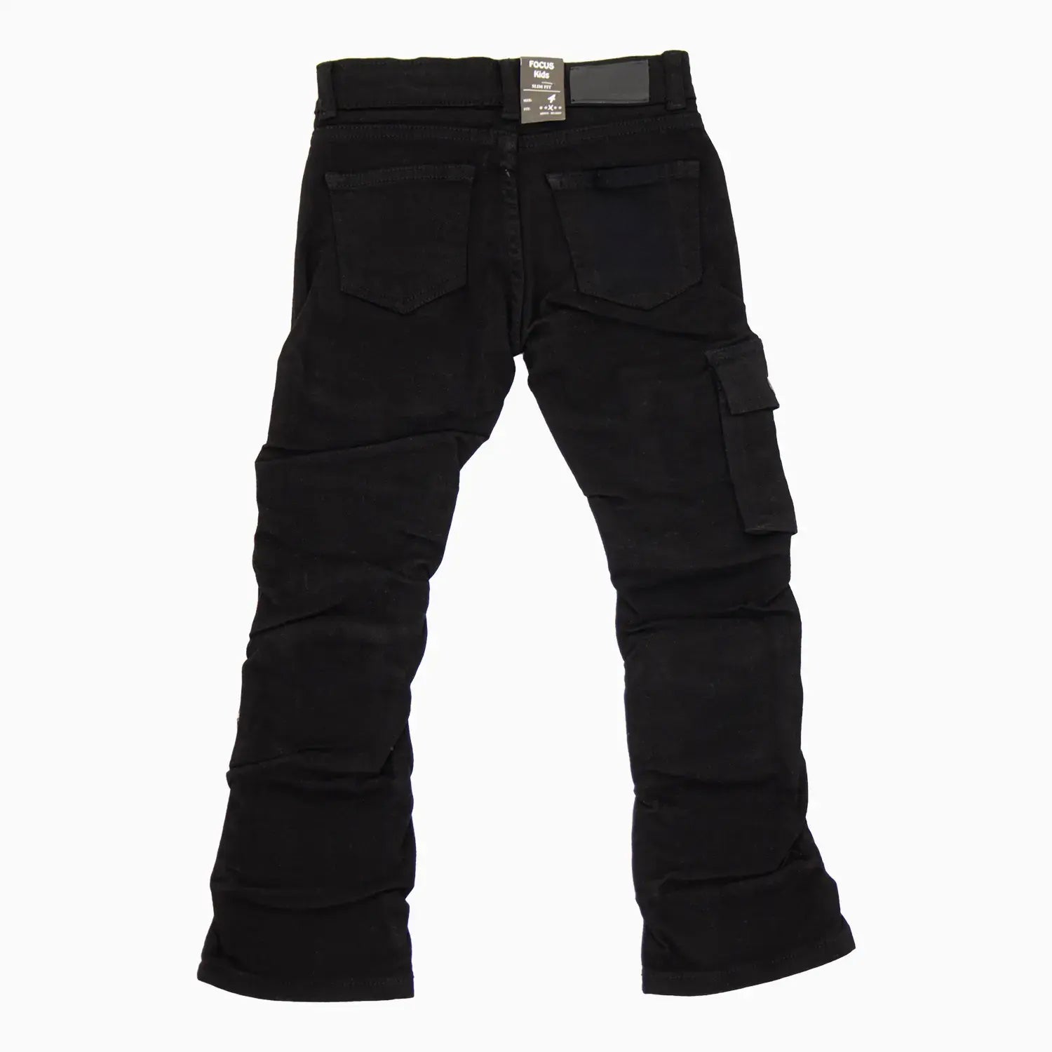 focus-kids-cargo-distre-stacked-denim-pant-5226k-jetblack