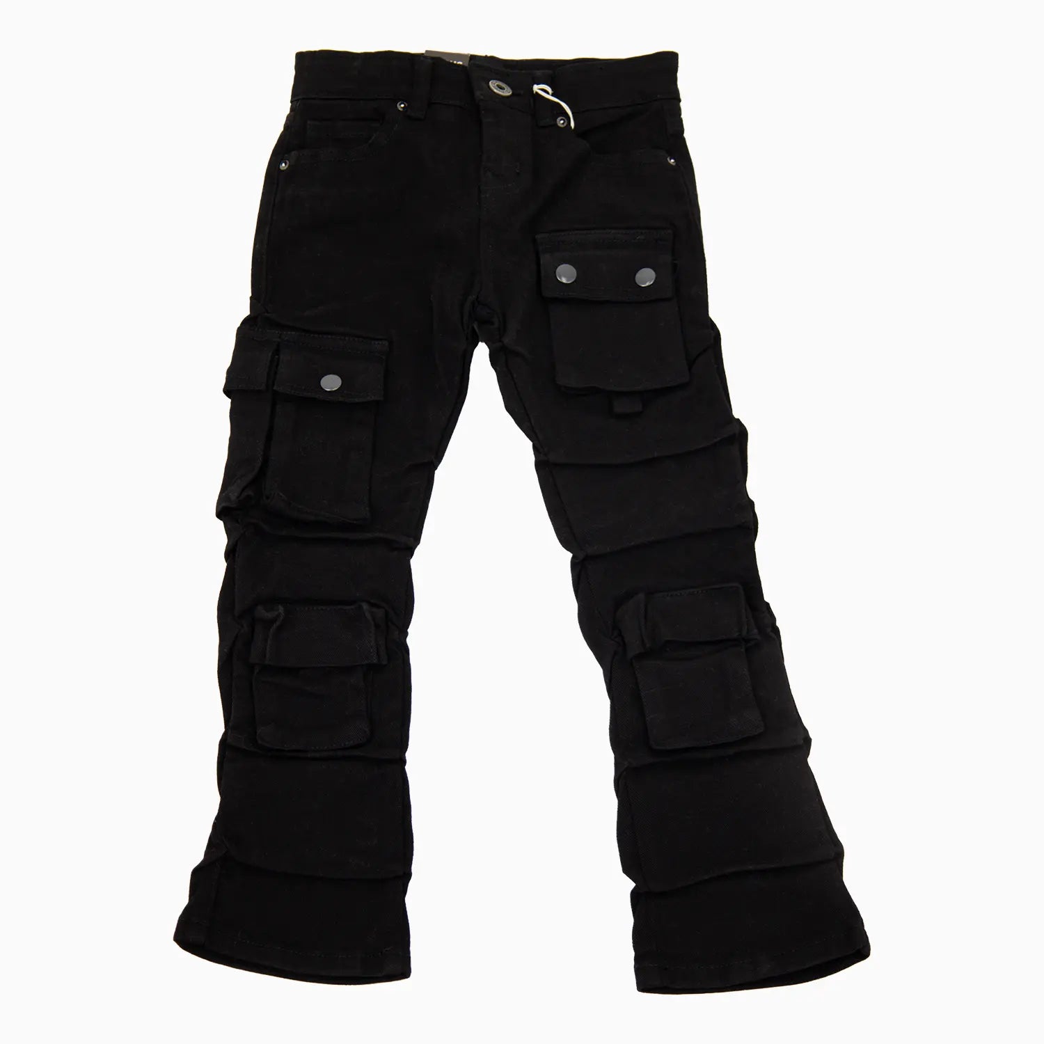 focus-kids-cargo-distre-stacked-denim-pant-5226k-jetblack