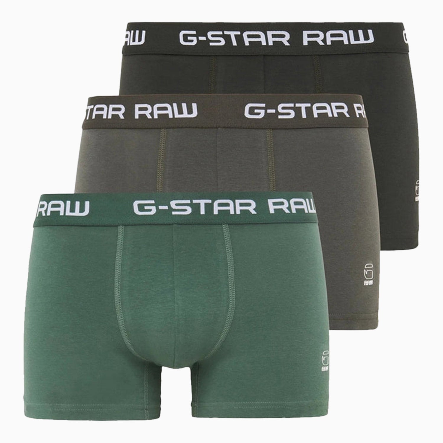 Men's Classic Trunk Color 3 Pack Boxers
