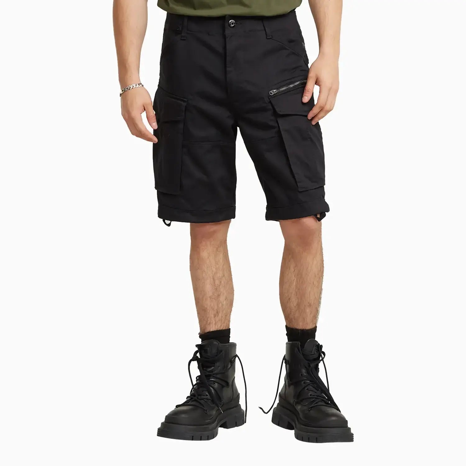 Men's Rovic Relaxed Cargo Short G - Star Raw - Tops and Bottoms USA