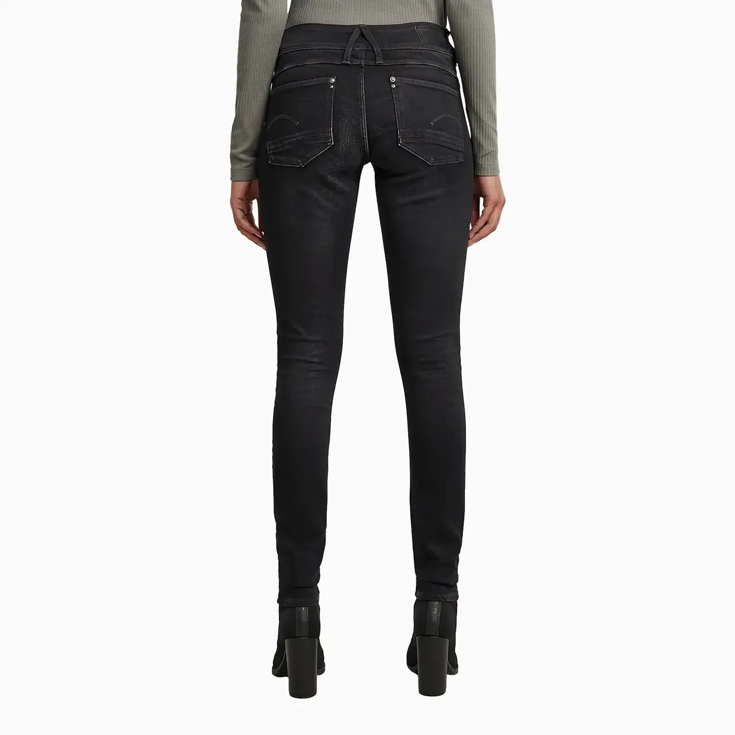 Women's Mid Lynn Skinny Denim Pant G - Star Raw - Tops and Bottoms USA