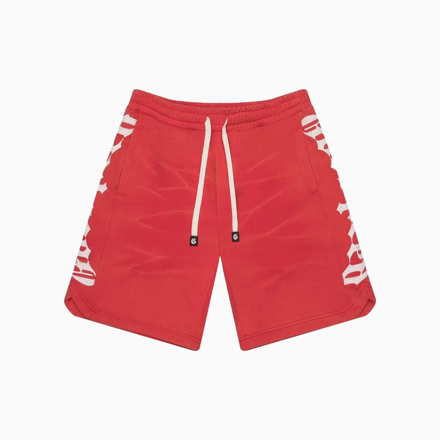 Men's Courtside Red Tie-Dye Shorts