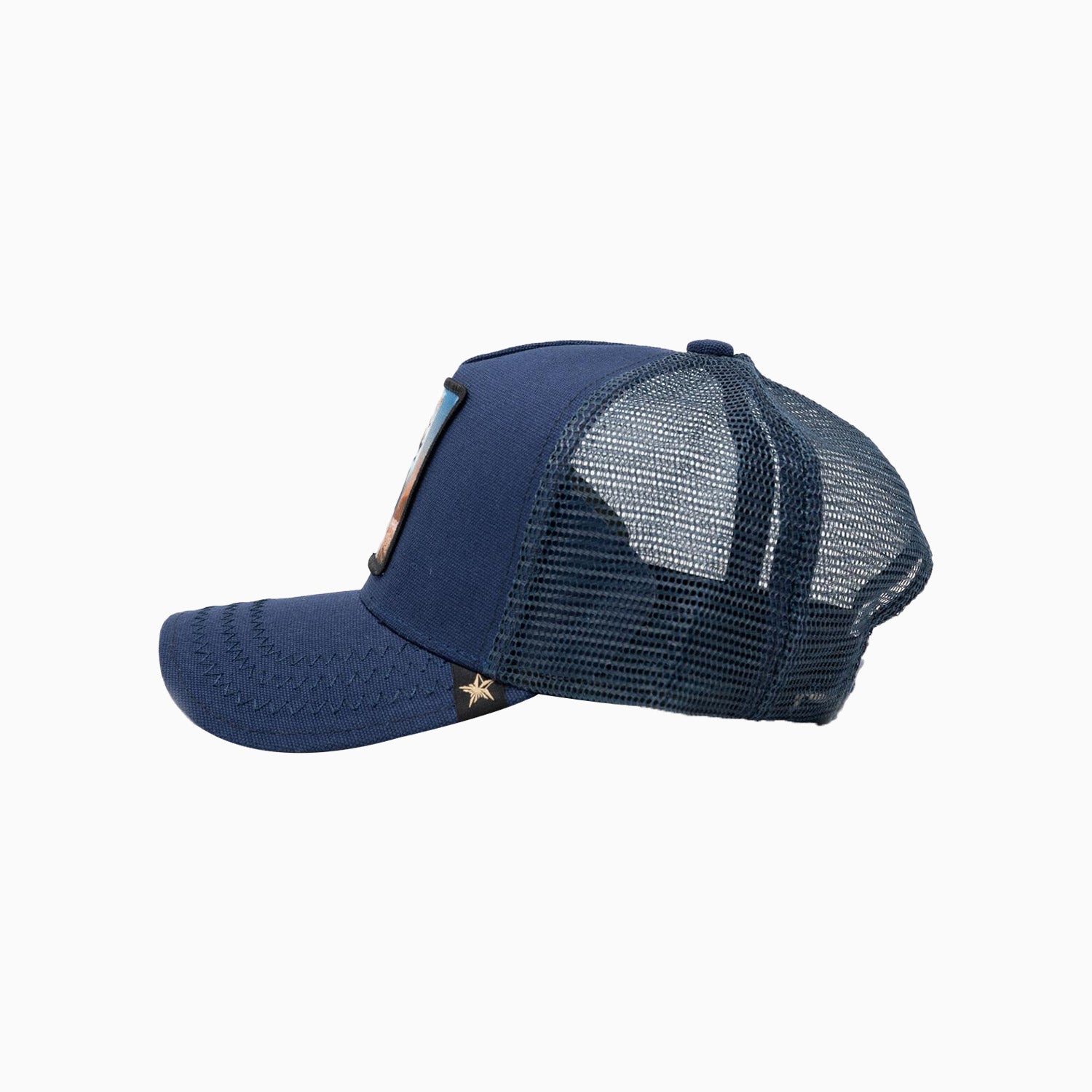 gold-star-hats-the-lion-trucker-hat-gs164-navyblue