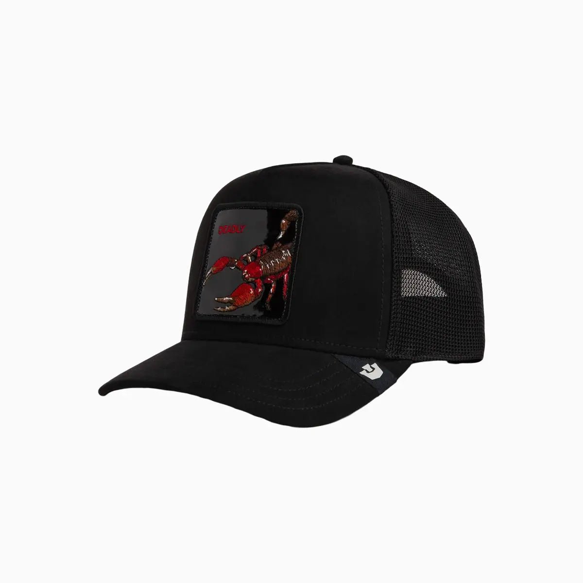 Black Out Scorpion Trucker Hat Goorin Bros - Tops and Bottoms USA