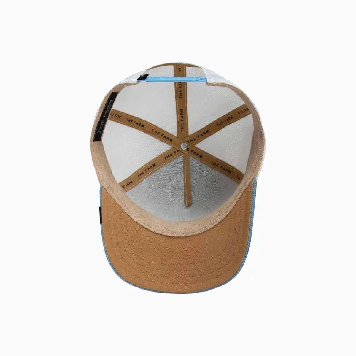 Denim Rooster Trucker Hat Goorin Bros - Tops and Bottoms USA
