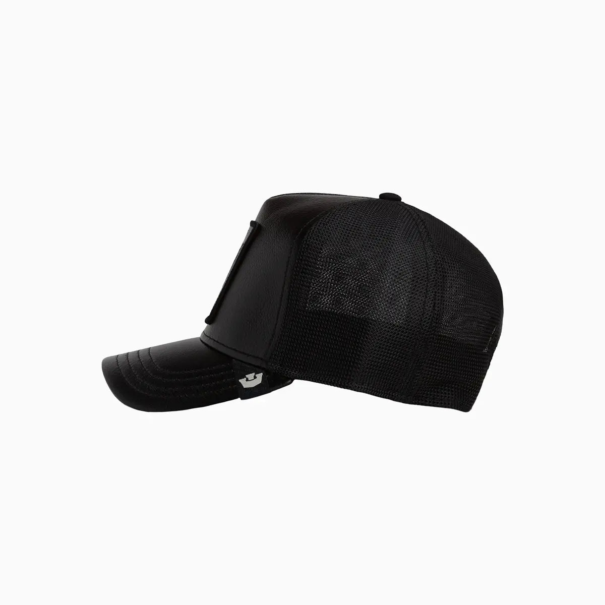 Faux Leather Sheep Trucker Hat