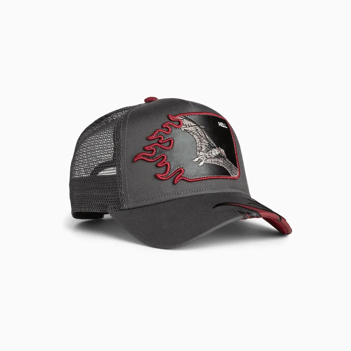 Hell Flames Trucker Hat Goorin Bros - Tops and Bottoms USA