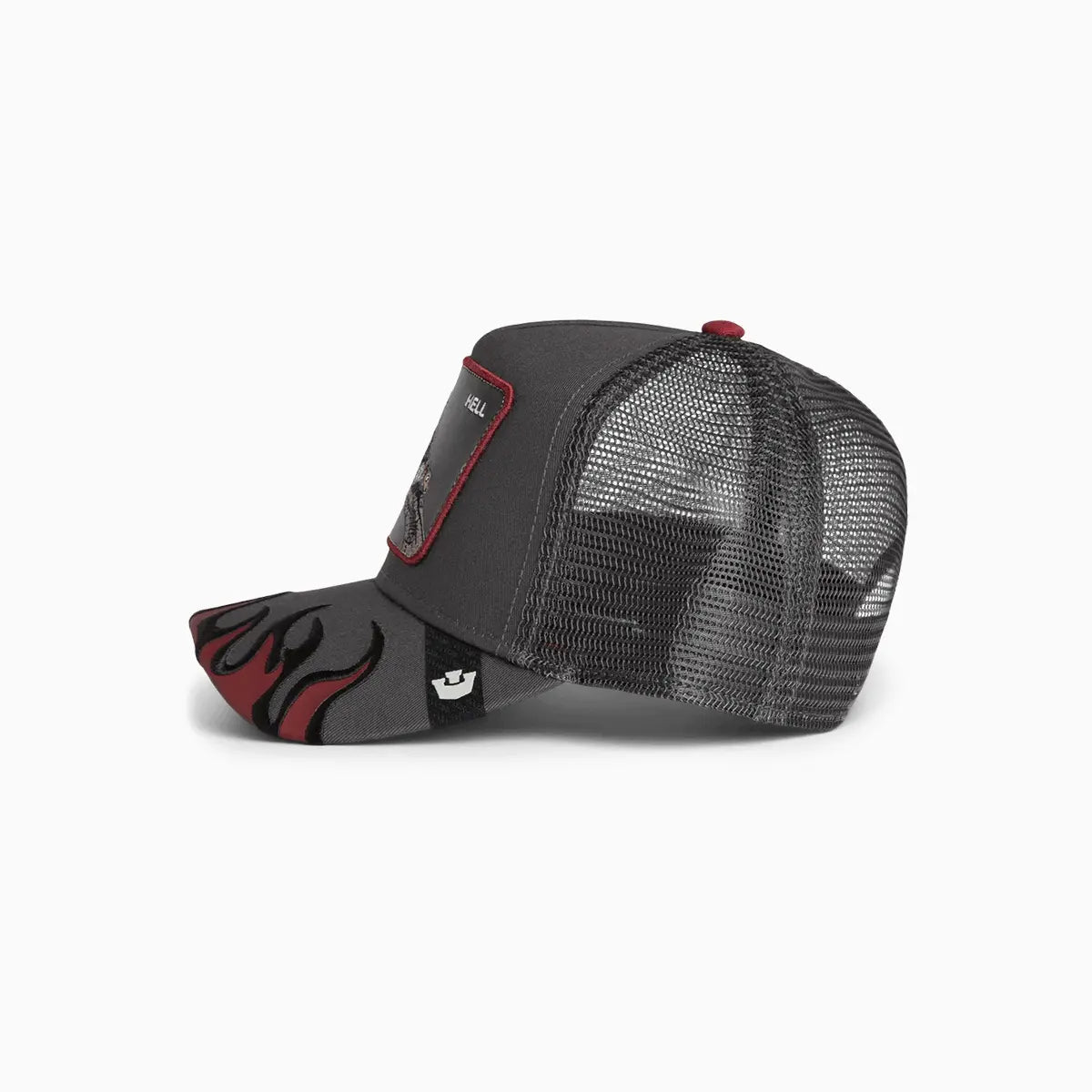 Hell Flames Trucker Hat Goorin Bros - Tops and Bottoms USA
