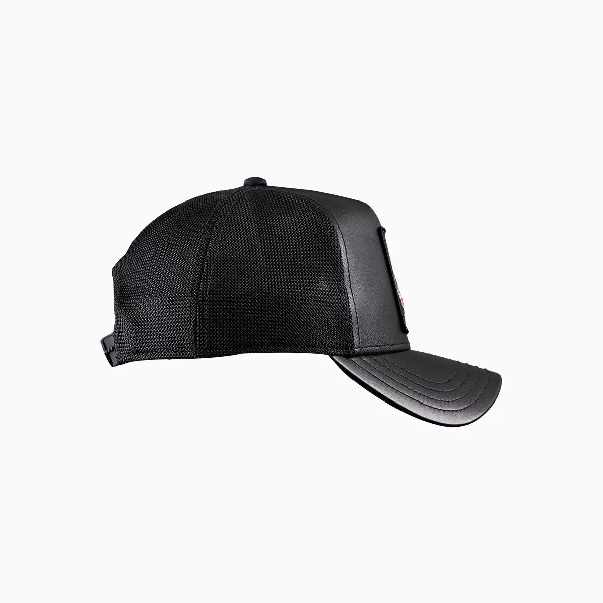 RAGE Leather Shark Trucker Hat Goorin Bros - Tops and Bottoms USA