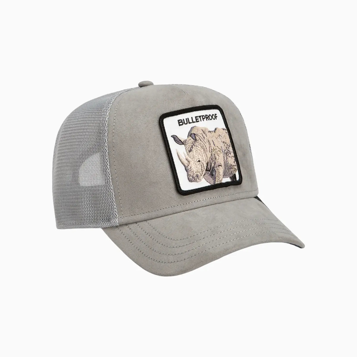 Suede Rhino Trucker Hat