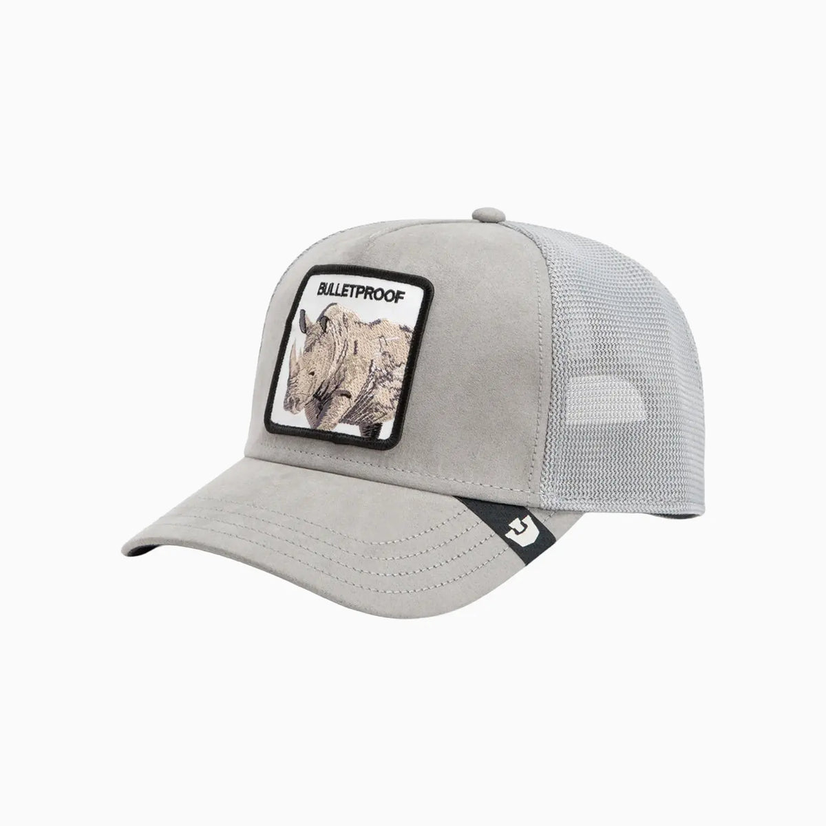 Suede Rhino Trucker Hat