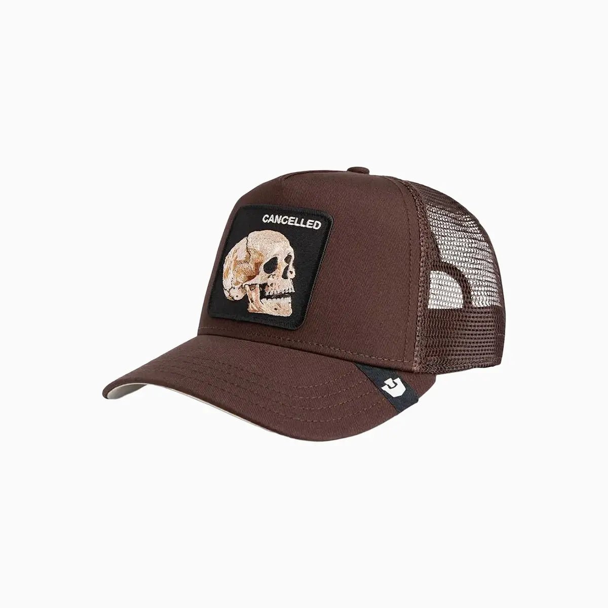 The Cancelled Skull Trucker Hat Goorin Bros - Tops and Bottoms USA