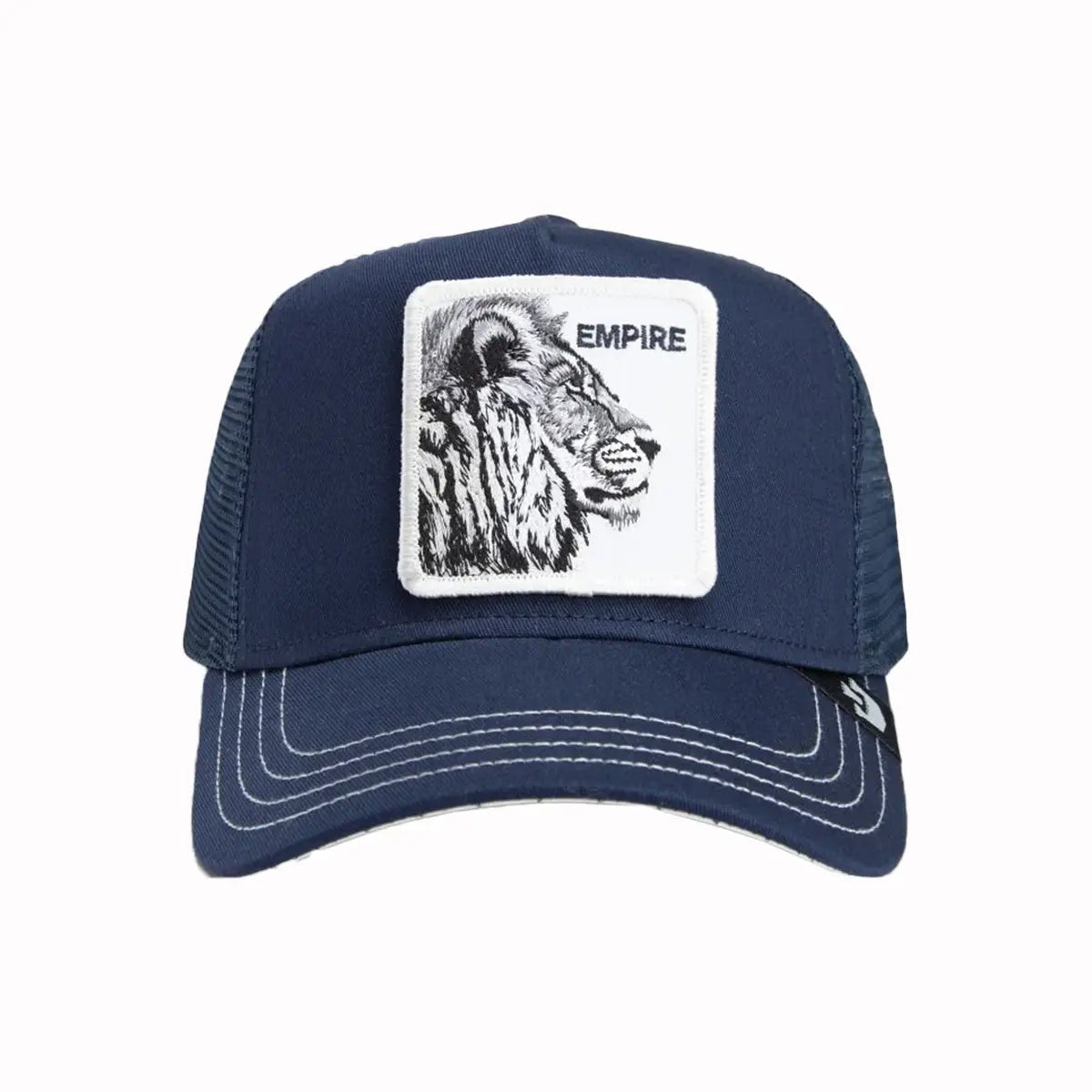 The Empire Lion Trucker Hat Goorin Bros - Tops and Bottoms USA