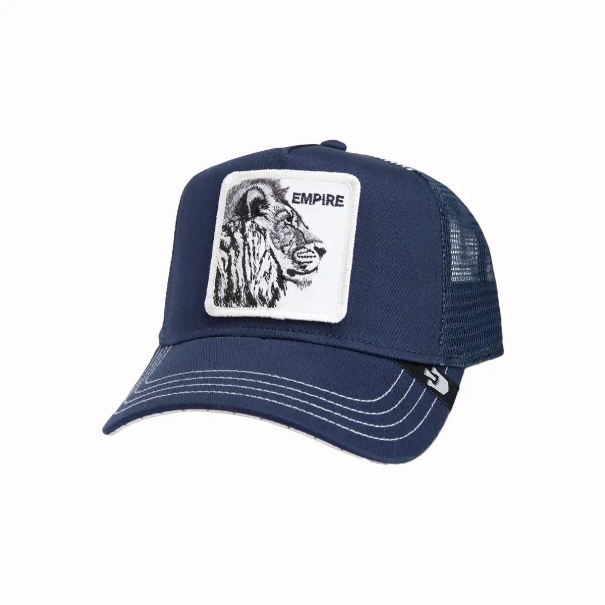 The Empire Lion Trucker Hat Goorin Bros - Tops and Bottoms USA