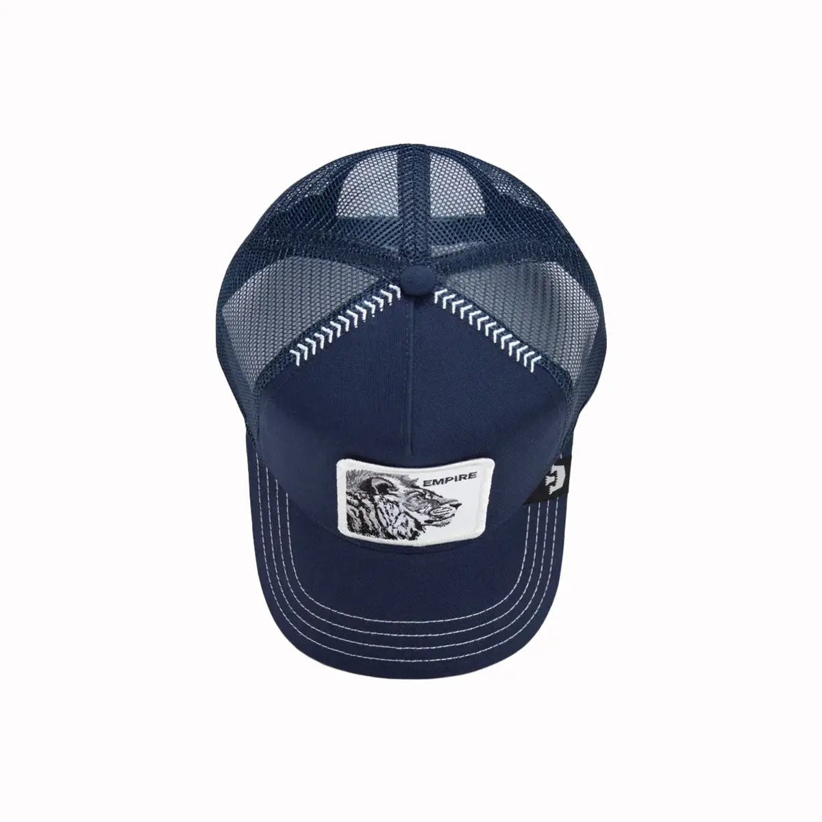 The Empire Lion Trucker Hat Goorin Bros - Tops and Bottoms USA