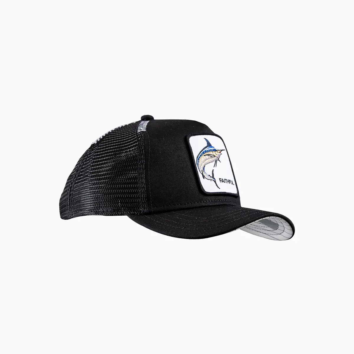 The Faithful Fish Trucker Hat Goorin Bros - Tops and Bottoms USA