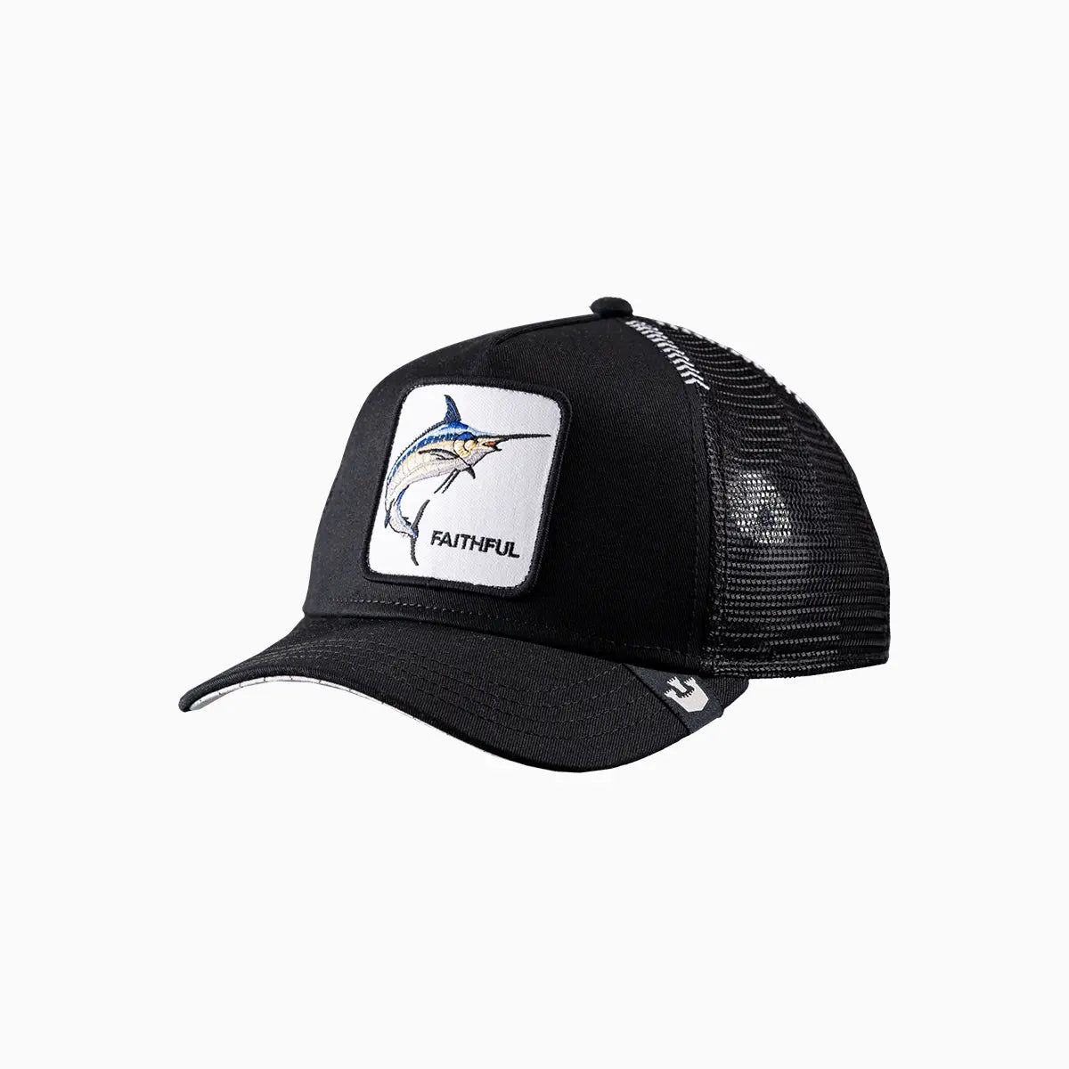 The Faithful Fish Trucker Hat Goorin Bros - Tops and Bottoms USA