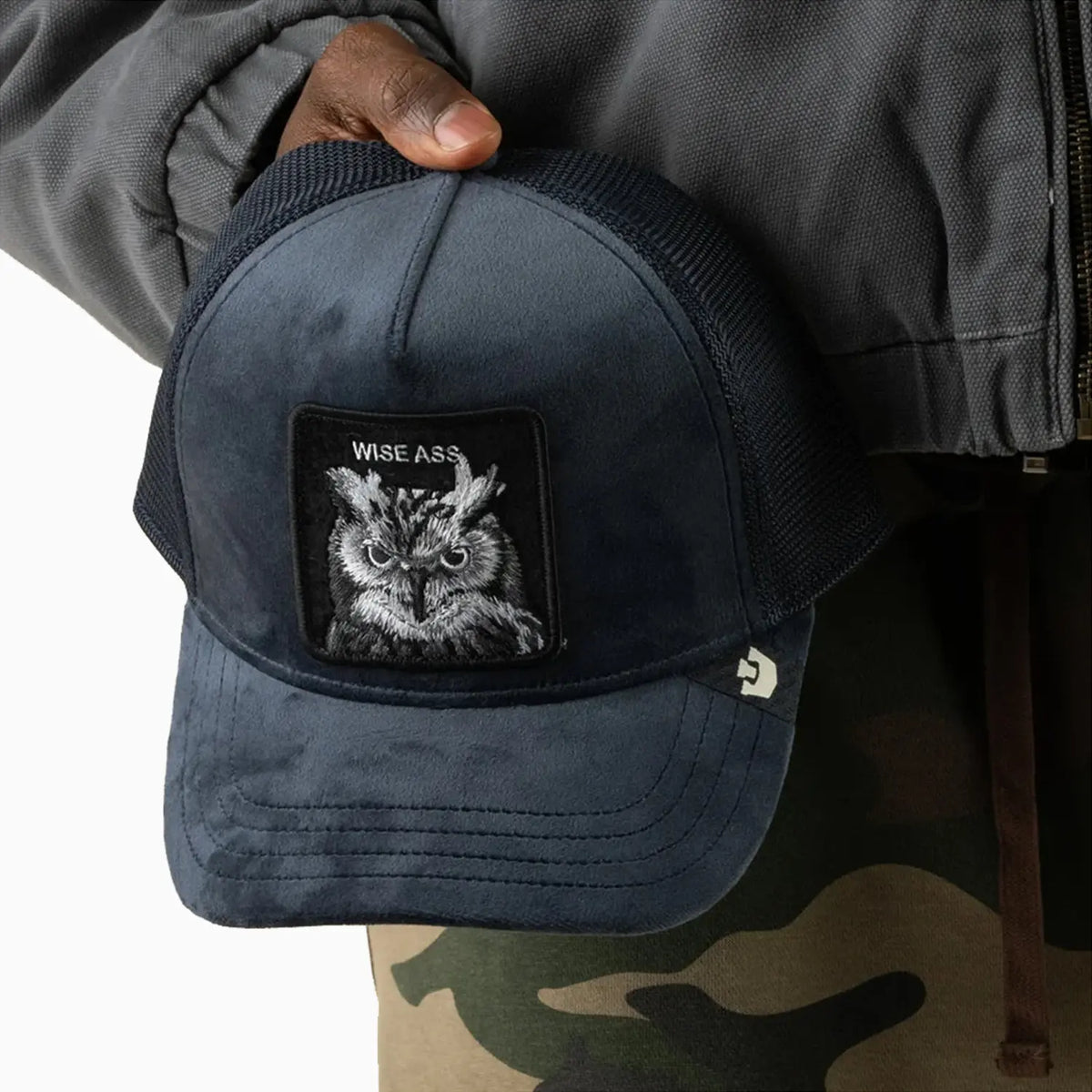 Velour Wise Ass Trucker Hat