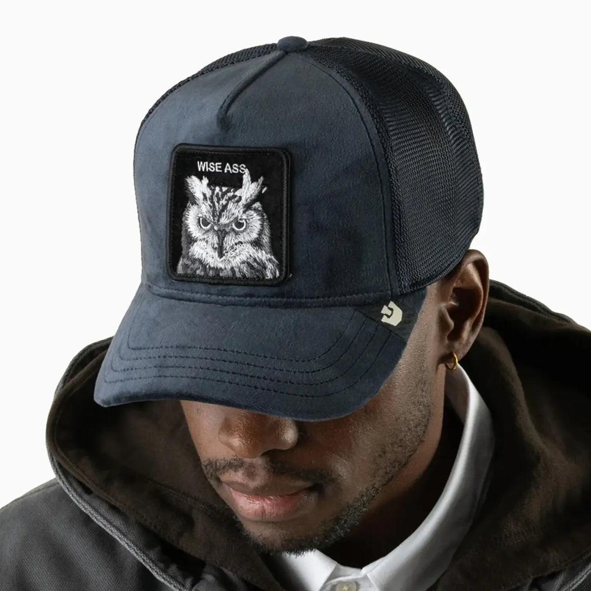 Velour Wise Ass Trucker Hat