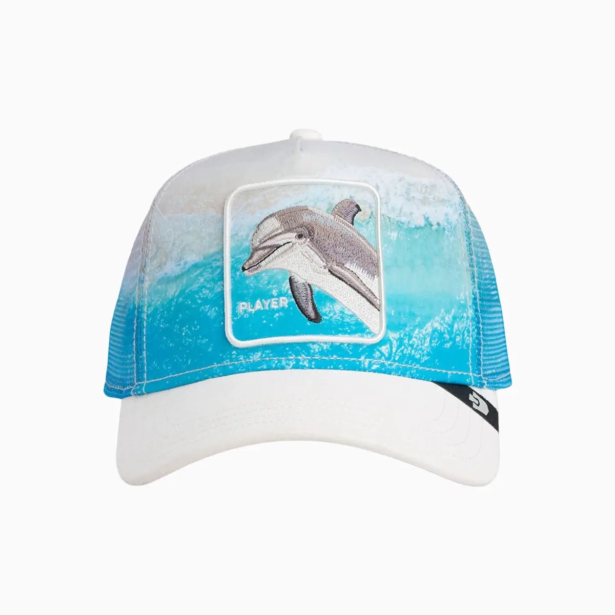 Dolphin In The Element Trucker Hat Goorin Bros - Tops and Bottoms USA