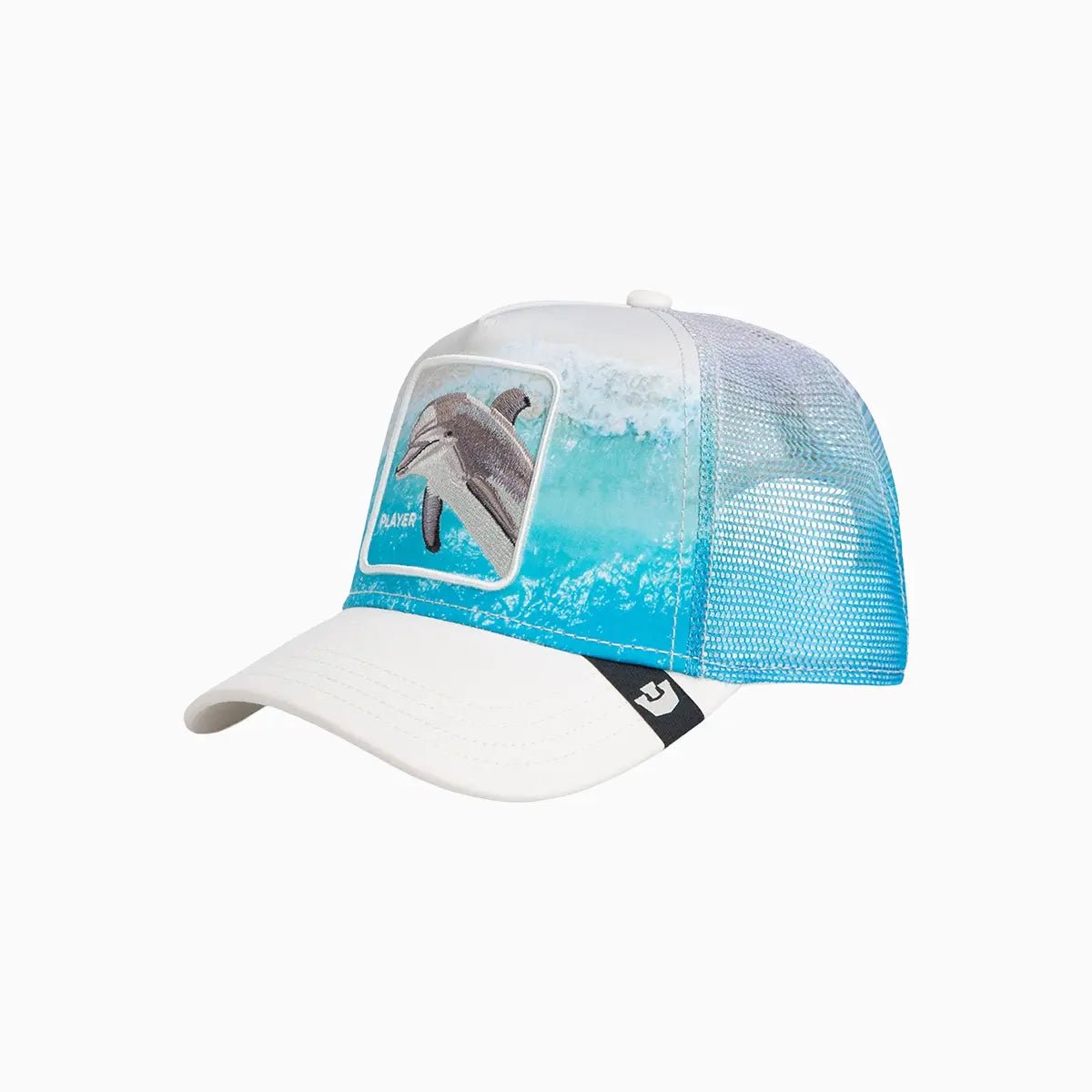 Dolphin In The Element Trucker Hat Goorin Bros - Tops and Bottoms USA